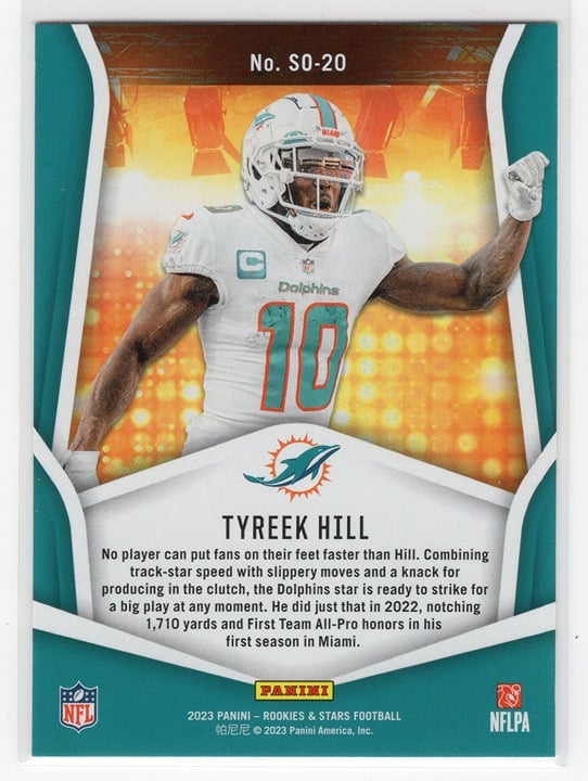 Tyreek Hill 2023 Panini Rookies and Stars Standing Ovation #SO-20