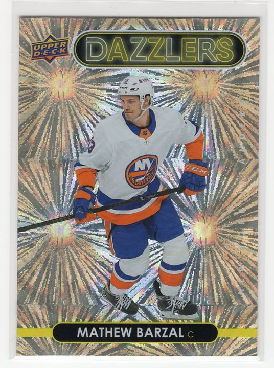 Mathew Barzel 2021-22 Upper Deck Series 1 Dazzlers #DZ-30