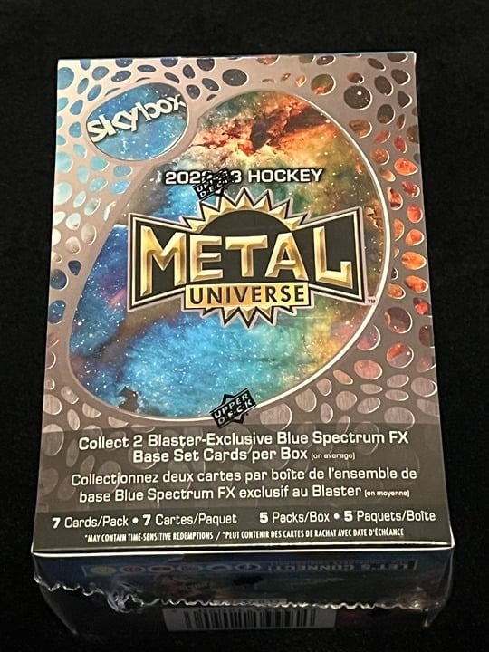 2022-23 Upper Deck Skybox Metal Universe Hockey Blaster Box - Factory Sealed