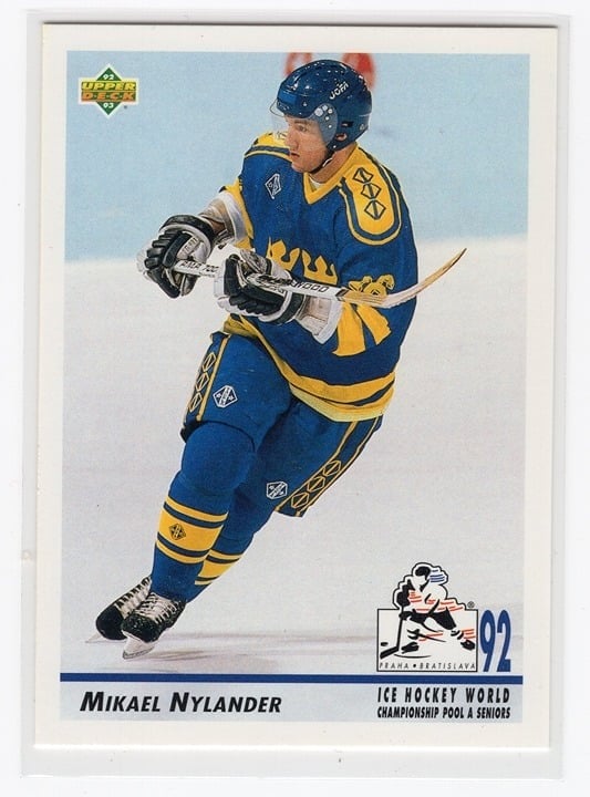 Mikael Nylander 1992 Upper Deck Ice Hockey World Championships #378