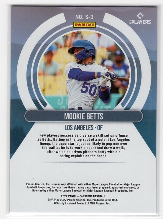 Mookie Betts 2022 Capstone Trading Summit #S-3