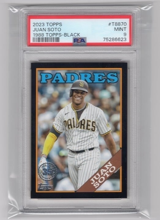 Juan Soto 2023 Topps 1988 Topps-Black Heritage PSA9 #T8870