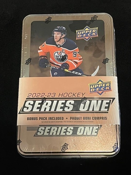 2022-23 Upper Deck Series One Hockey Tin - Factory Sealed