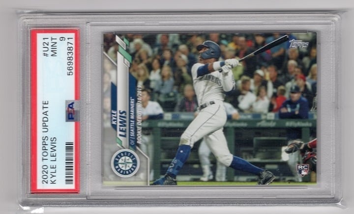 Kyle Lewis 2020 Topps Update PSA 9 #U21