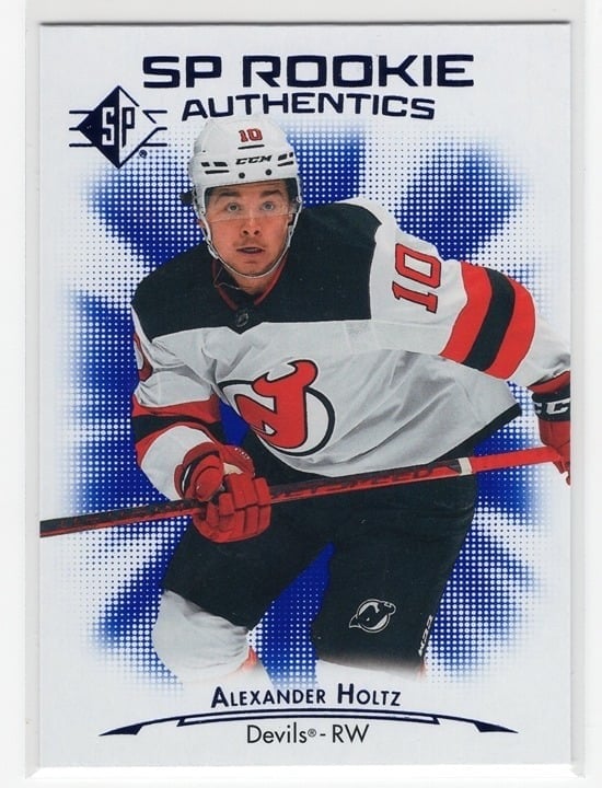 Alexander Holtz 2021-22 Upper Deck SP Rookie Authentics #128