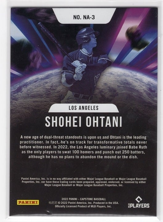 Shohei Ohtani 2022 Capstone Trading New Age Rare #NA-3