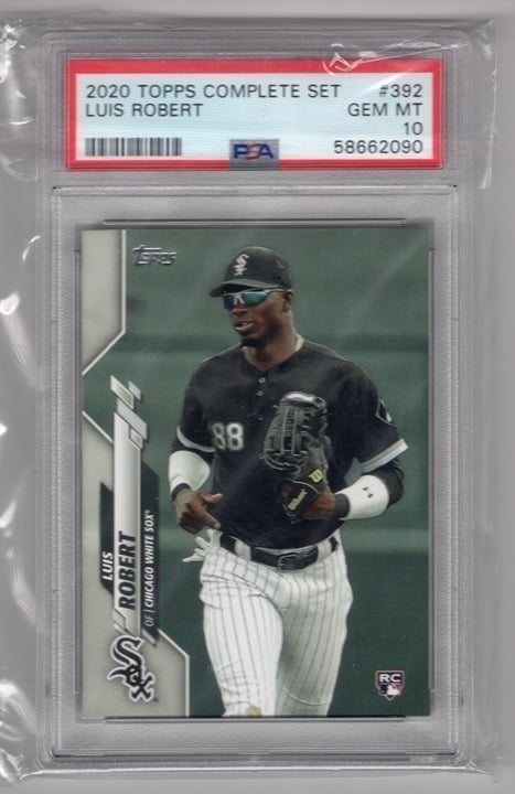 Luis Robert 2020 Topps Complete Set PSA 10 #392