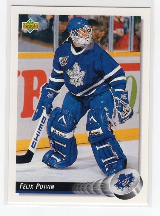Felix Potvin 1992 Upper Deck Toronto Maple Leafs #79