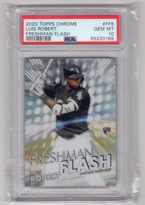 Luis Robert 2020 Topps Chrome Freshman Flash PSA 10 #FF5