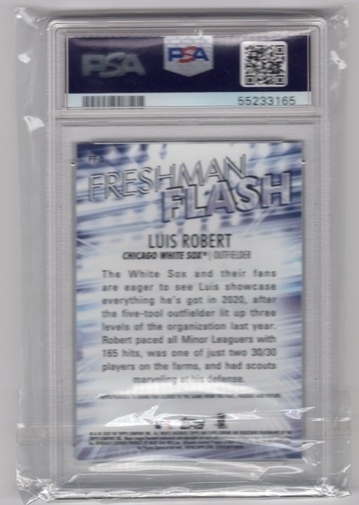 Luis Robert 2020 Topps Chrome Freshman Flash PSA 10 #FF5