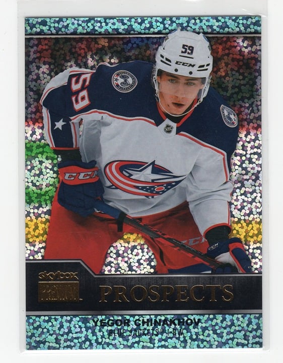 Yegor Chinakhov 2021-22 Upper Deck Skybox Premier Prospects Sapphire #PP-11