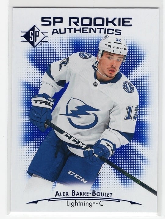 Alex Barre-Boulet 2021-22 Upper Deck SP Rookie Authentics #135