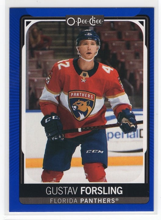 Gustav Forsling 2021 O-Pee-Chee Blue Panthers #278