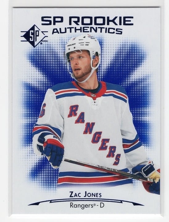 Zac Jones 2021-22 Upper Deck SP Rookie Authentics #122