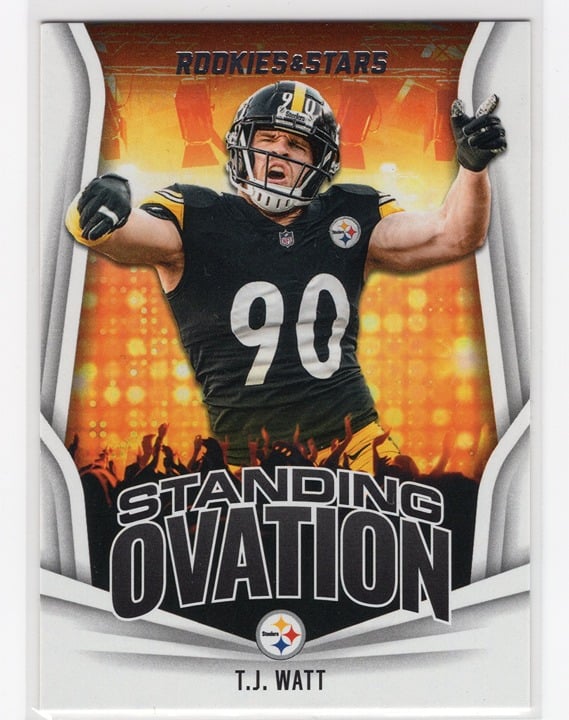 TJ Watt 2023 Panini Rookies and Stars Standing Ovation #SO-19
