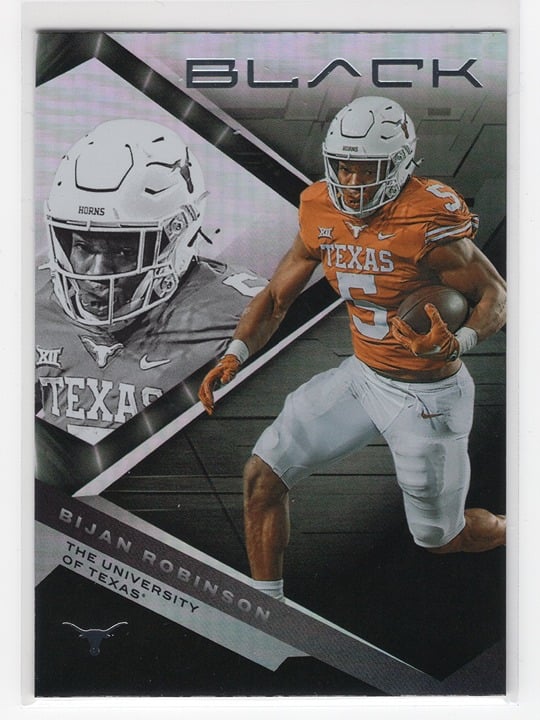 Bijan Robinson 2023 Panini Chronicles Black Draft Picks Texas #22