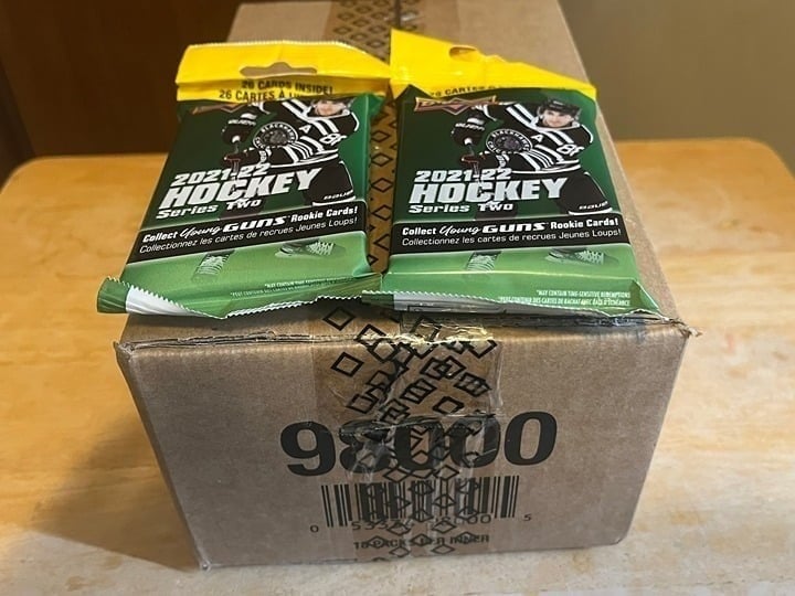 2021-22 Series 2 Upper Deck Hockey 18 pack Case - Young Guns!
