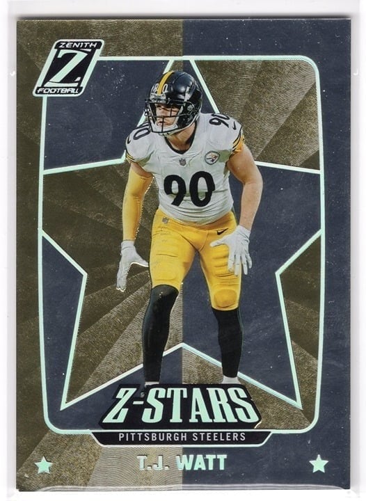 T.J Watt Z-Stars Panini Zenith Football #ZS-8