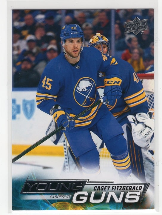 Casey Fitzgerald 2022-23 Upper Deck Series 2 Young Guns #486