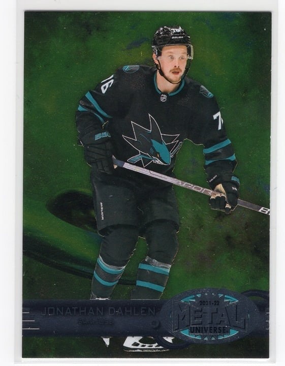 Jonathan Dahlen 2021-22 Skybox Metal Universe Retro Green Insert #R-46