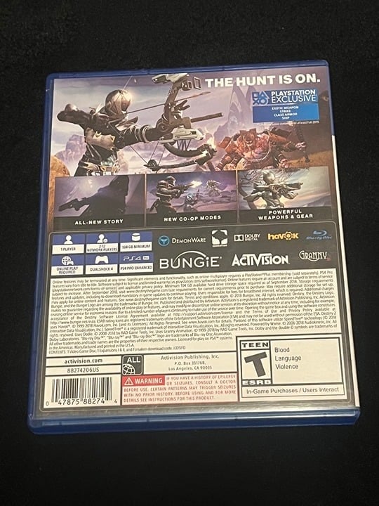 Destiny 2 Forsaken Legendary Collection Bungie Activision PS4 Playstation 4