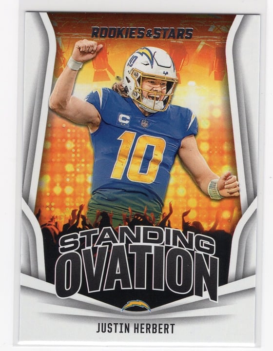 Justin Herbert 2023 Panini Rookies and Stars Standing Ovation #SO-14