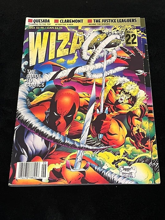 Wizard Magazine June 1993 #22 Great Condition