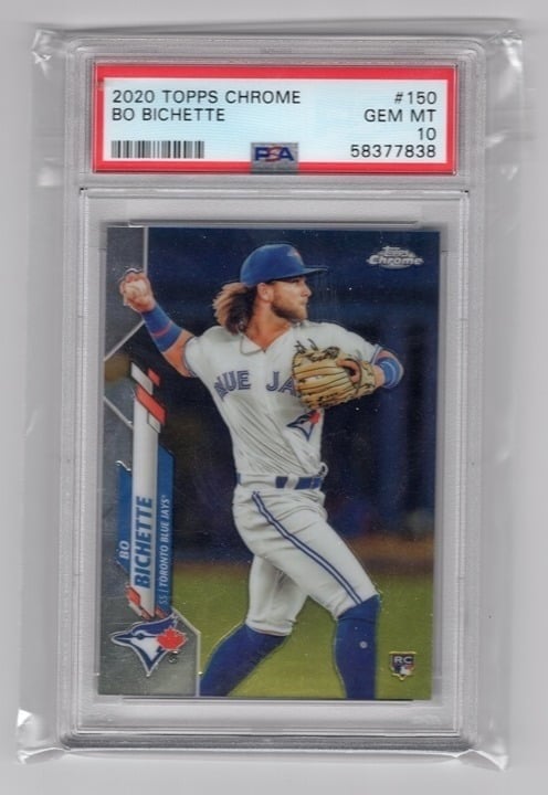 Bo Bichette 2020 Topps Chrome Rookie Card PSA 10 #150