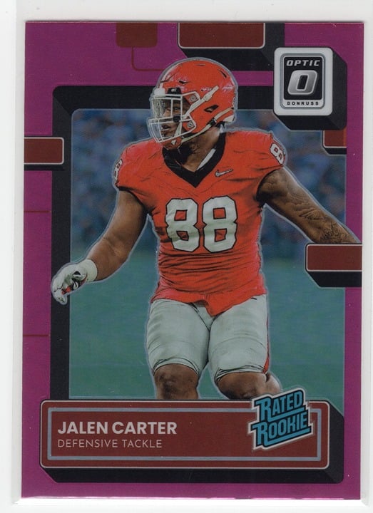 Jalen Carter 2023 Panini Chronicles Donruss Optic Draft Picks Rookie Card #2