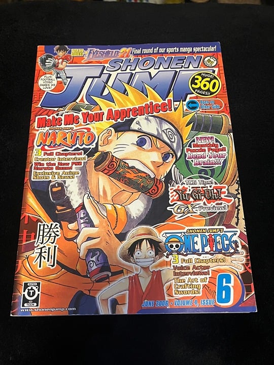 Shonen Jump 360 Pages June 2006 Volume 4 Issue 6 Very Good Condition English