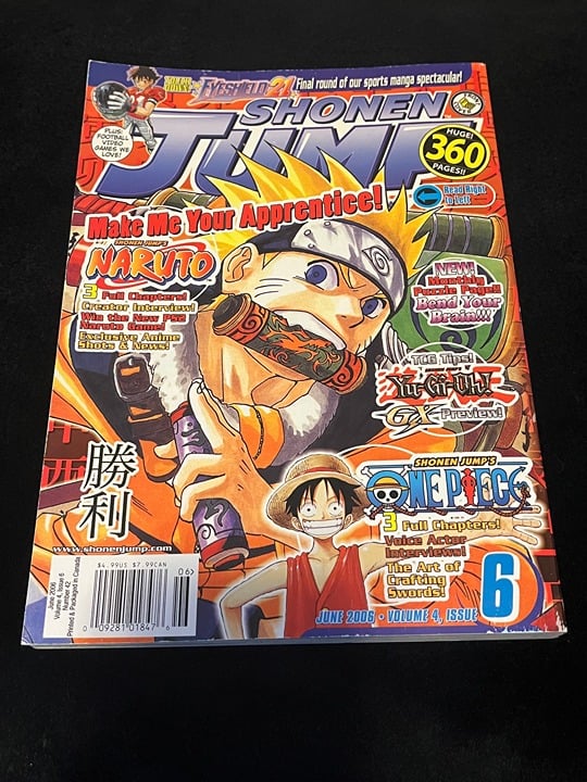 Shonen Jump 360 Pages June 2006 Volume 4 Issue 6 Very Good Condition English