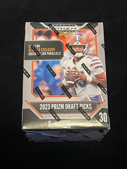 2023 Panini Prizm Draft Picks - Green Pulsar Parallels - Factory Sealed Blaster