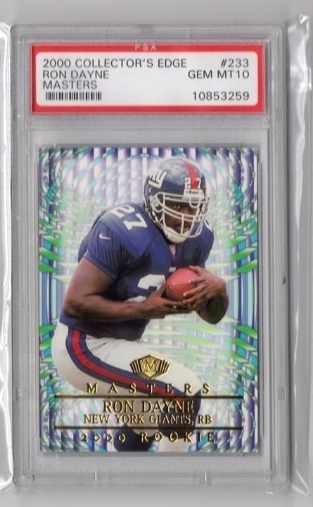 Ron Dayne 2000 Collector's Edge Masters PSA 10 #233