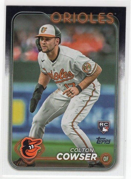 Colton Cowser 2024 Topps Series 1 Rookie Card #257