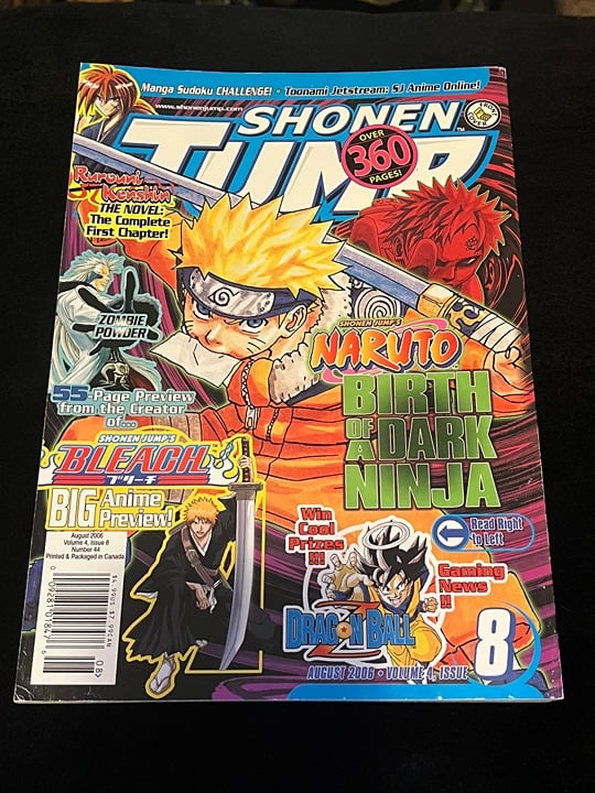 Shonen Jump 360 Pages August 2006 Volume 4 Issue 8 English No Insert