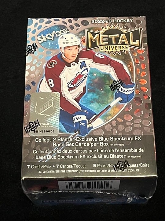 2022-23 Upper Deck Skybox Metal Universe Hockey Blaster Box - Factory Sealed
