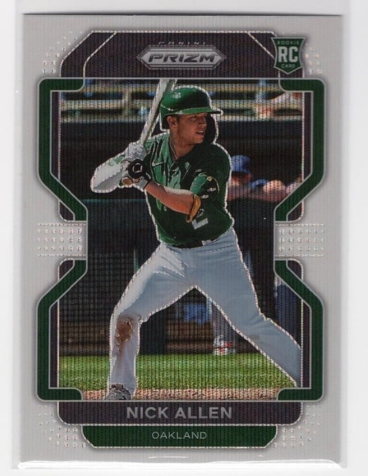 Nick Allen 2022 Panini Green Prizm Rookie Card #69