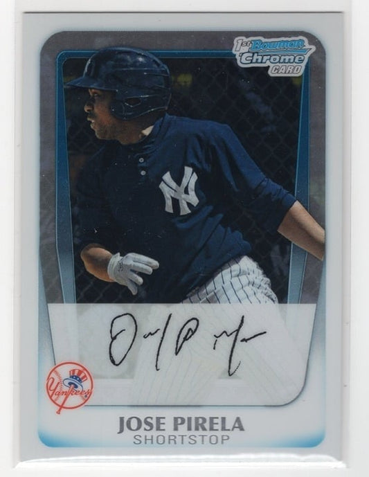 Jose Pirela 2011 Topps Bowman Chrome Autograph #BCP21