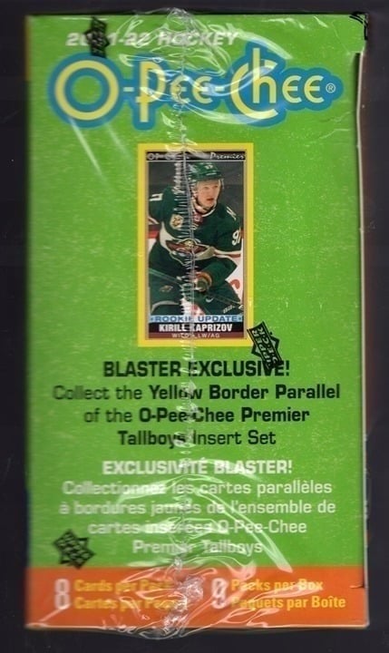 O-Pee-Chee 2021-22 Hockey Blaster - Retro Variation - Factory Sealed!!!
