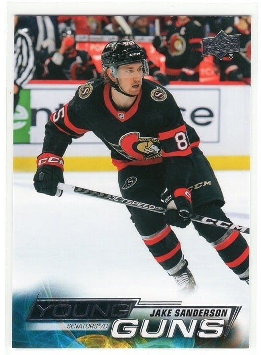 Jake Sanderson 2022-23 Series 1 Young Guns #466