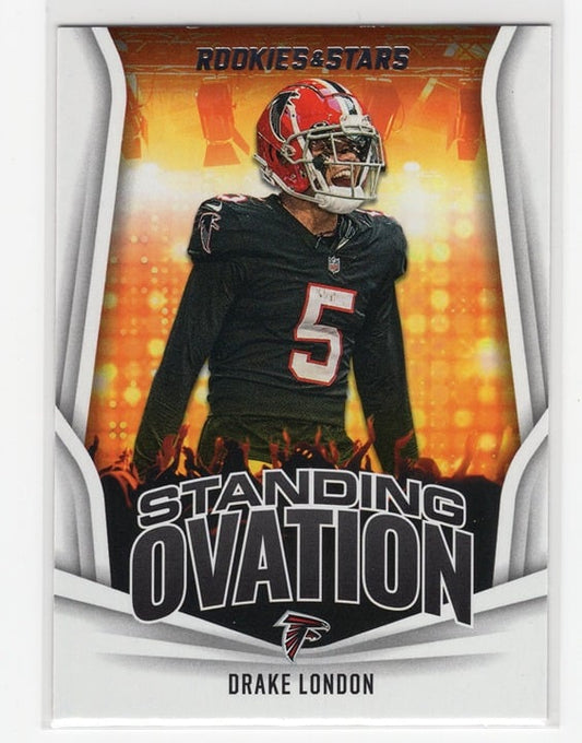 Drake London 2023 Panini Rookies and Stars Standing Ovation #SO-7