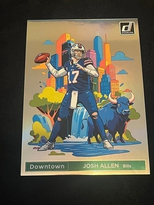 Josh Allen 2024 Panini Donruss Oversized Downtown #2