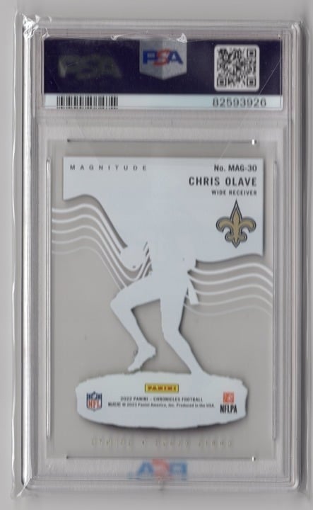 Chris Olave 2022 Chonicles Magnitude PSA 9 #MAG30