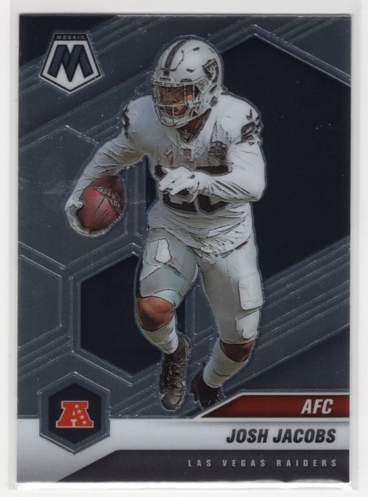 Josh Jacobs 2021 Panini Mosaic Football AFC #235