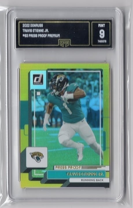 2022 Panini Donruss - Press Proof Premium #63 Travis Etienne MINT 9