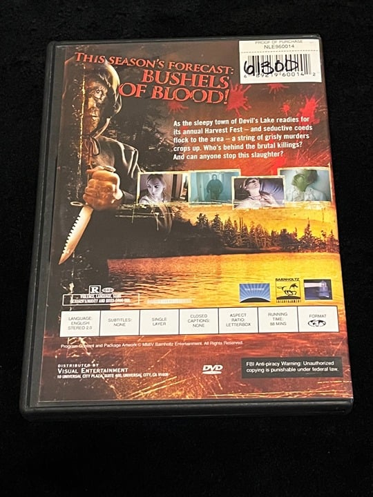 Harvest of Fear DVD - Killing is in the Air - Good Condition