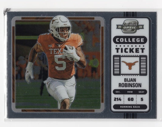 Bijan Robinson 2023 Panini Chronicles Contenders Optic Draft Picks #9