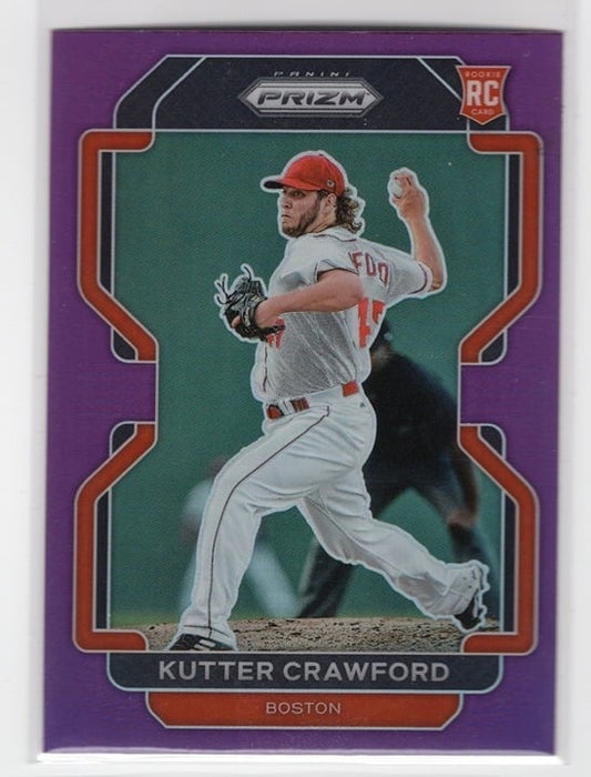 Kutter Crawford 2022 Panini Purple Prizm Rookie Card #23