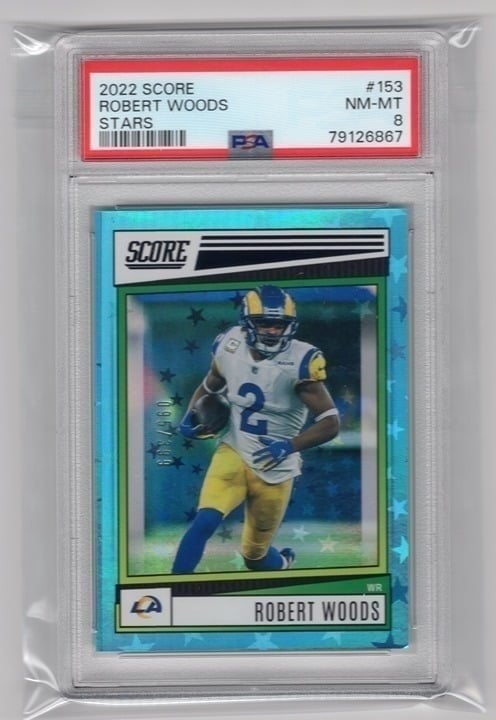 Robert Woods 2022 Score Stars PSA 8 #153