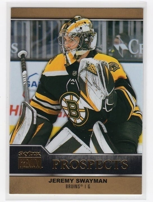 Jeremy Swayman 2021-22 Skybox Metal Universe Prospects #PP-10